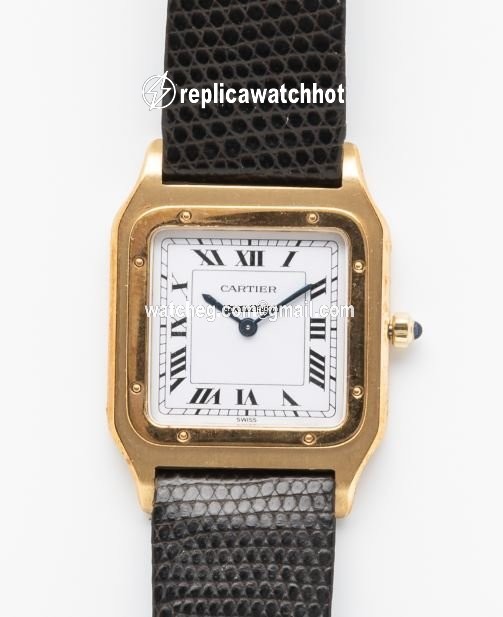 Cartier Santos Dumont Mens watch Unisex Manual winding Yellow gold 96054