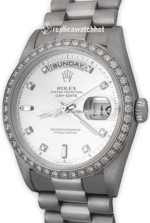 Rolex Day-Date 36 Mens watch Unisex White gold Automatic 18249