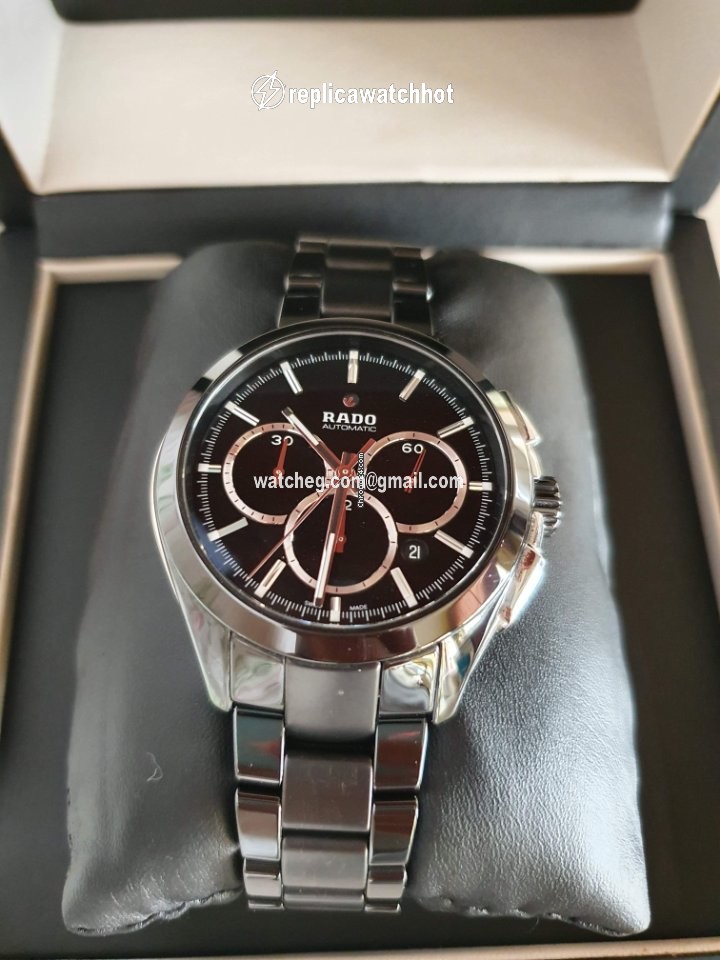 Rado HyperChrome Chronograph Mens watch Unisex Automatic Ceramic R32275152 or 01.650.0275.3.015