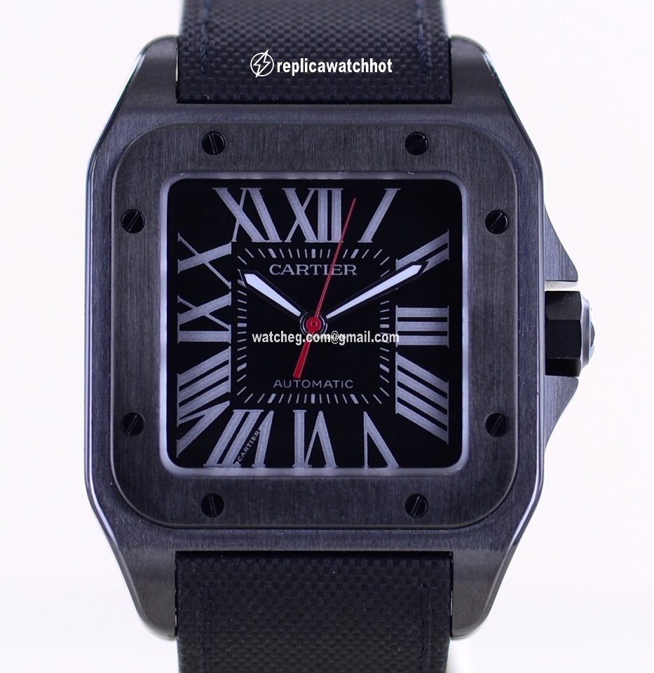 Cartier Santos 100 Mens watch Unisex Automatic Steel 3774  WSSA0006