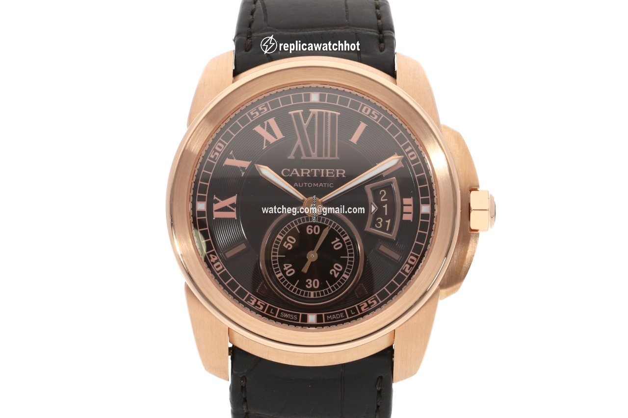 Cartier Calibre de Cartier Mens watch Unisex Automatic Red gold W7100007