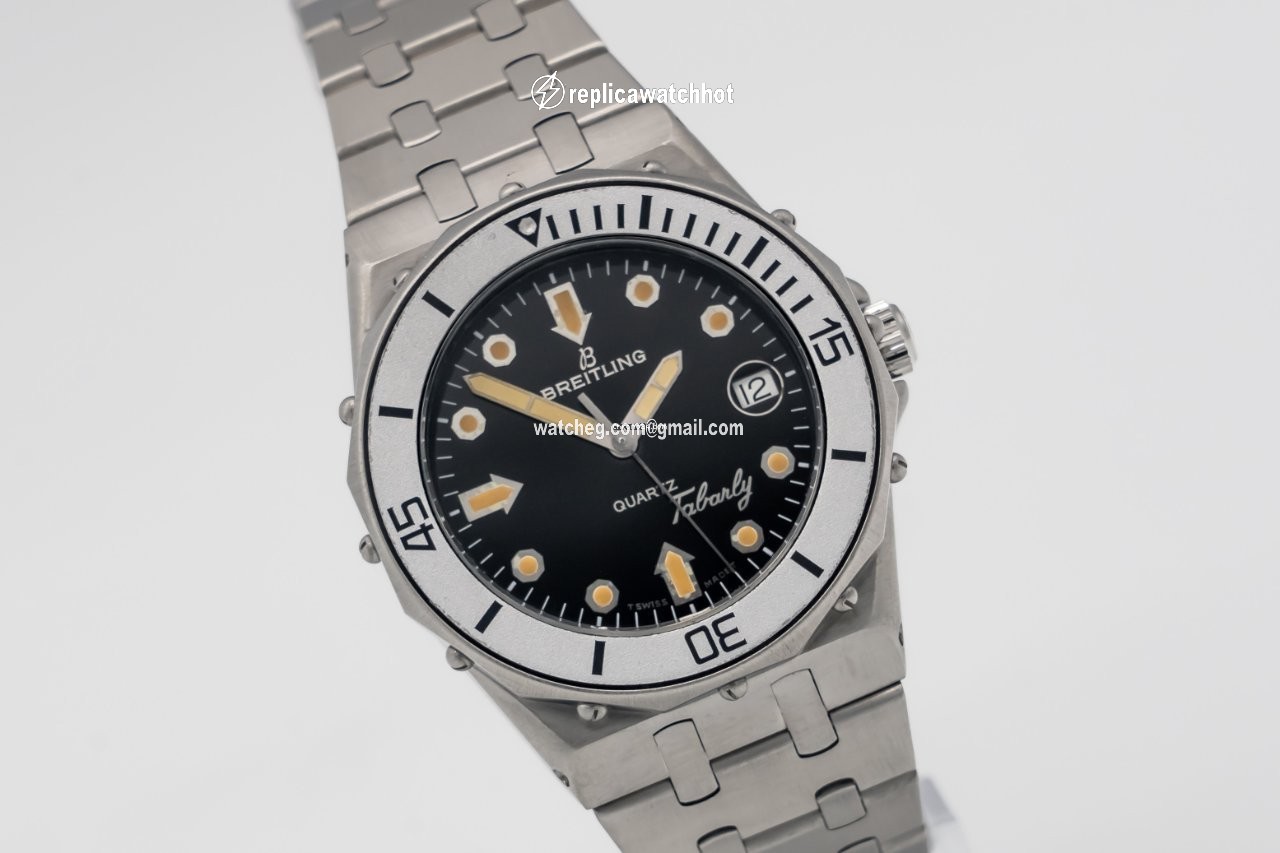 Breitling Mens watch Unisex Quartz Steel 80770N