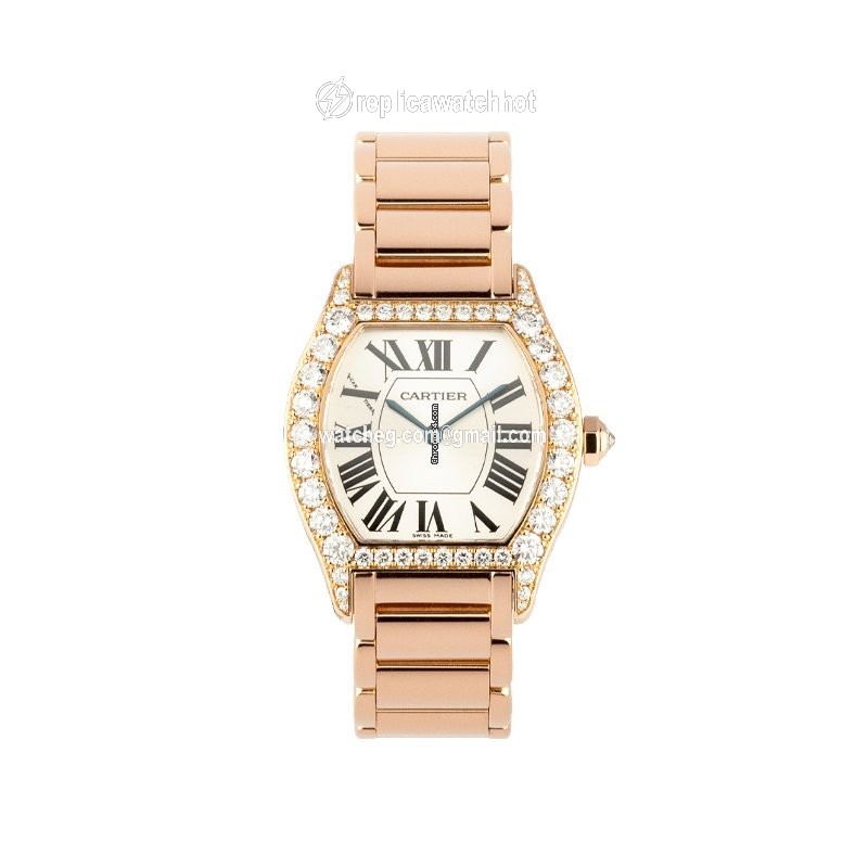 Cartier Tortue Womens watch Manual winding Rose gold 2645