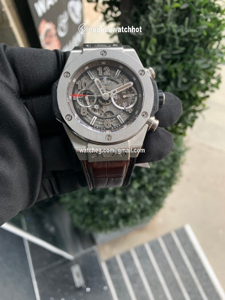 Hublot Big Bang Unico Mens watch Unisex Automatic Titanium 411.NX.1170.RX