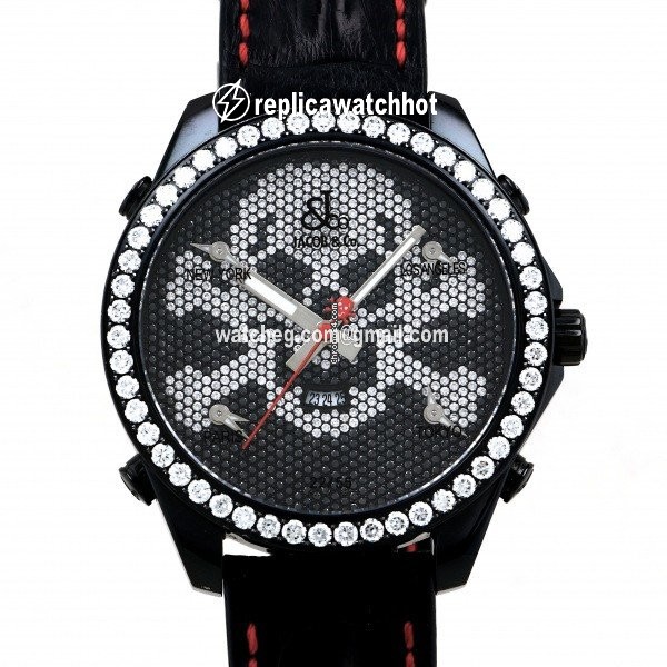 Jacob & Co. Quartz Steel JC-SKULL9D