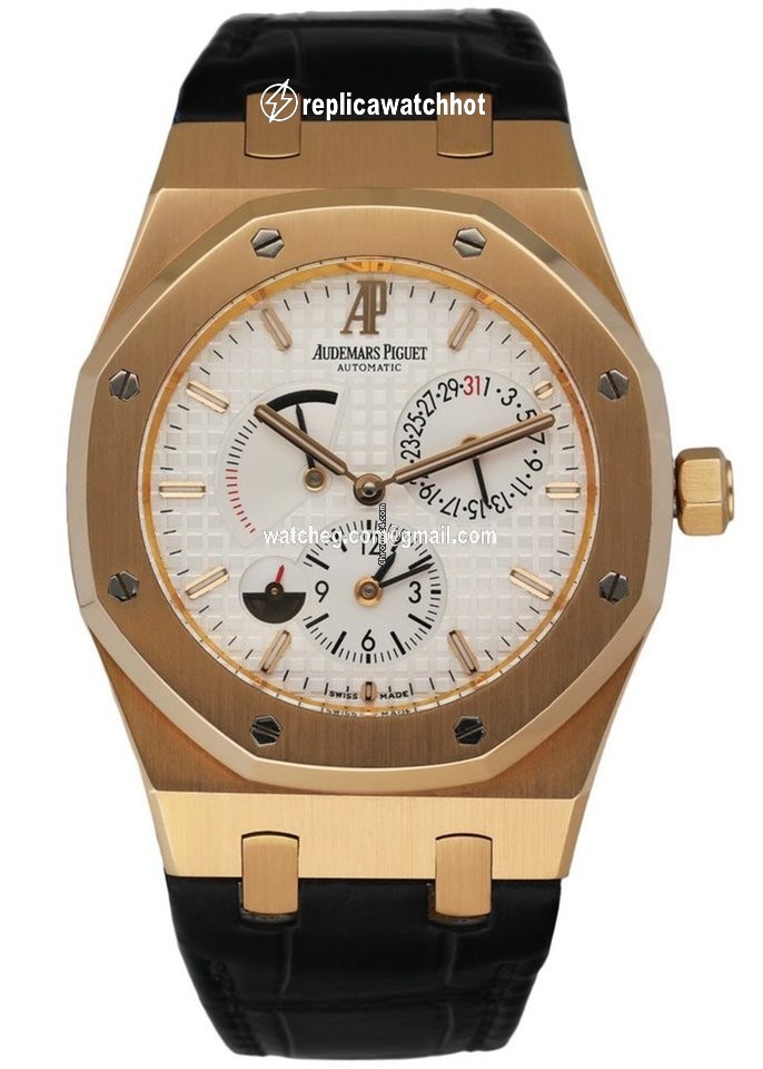 Audemars Piguet Royal Oak Dual Time Mens watch Unisex Automatic Rose gold 26120OR