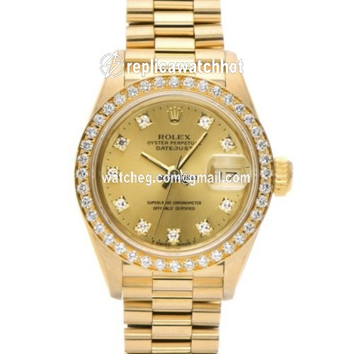 Rolex Lady-Datejust Womens watch Yellow gold Automatic 69138G