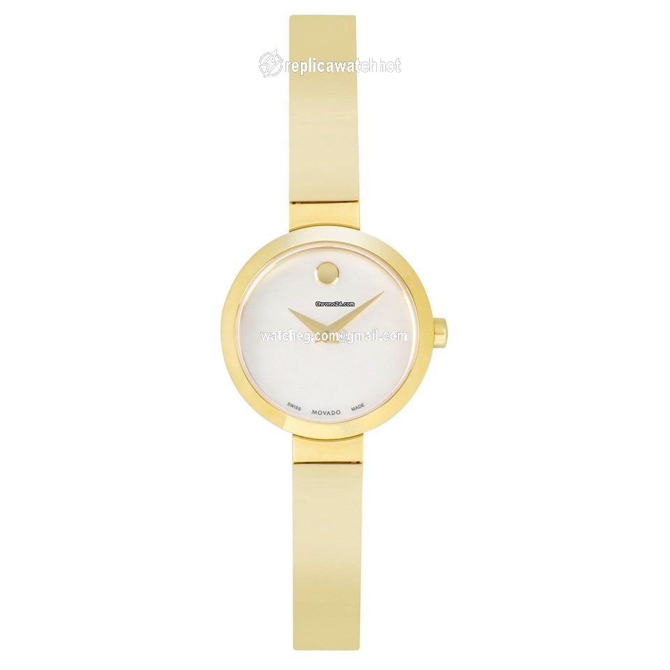 Movado Womens watch Quartz Gold Steel 607111