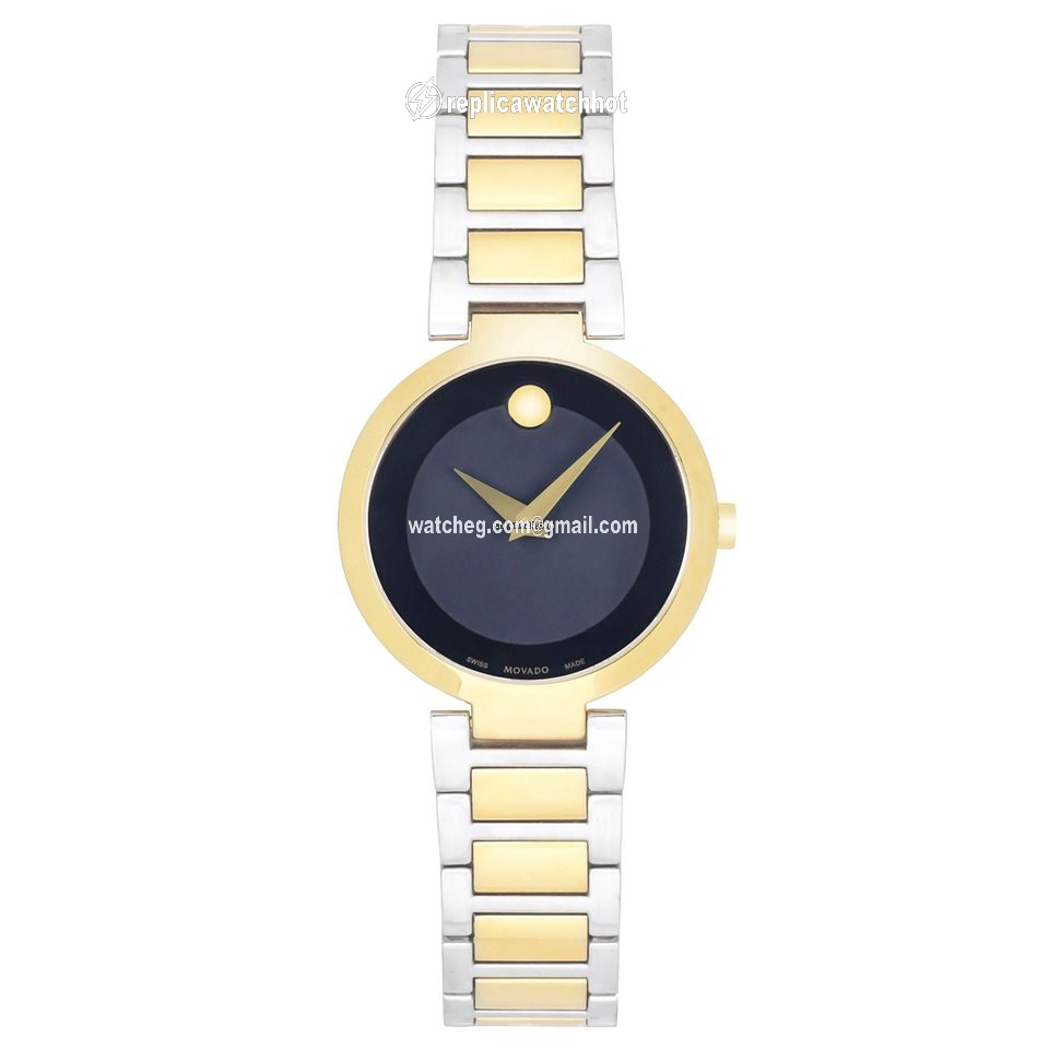 Movado Womens watch Quartz Gold Steel 607102