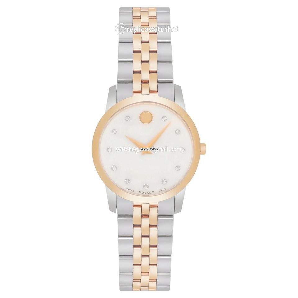 Movado Womens watch Quartz Gold Steel 607077
