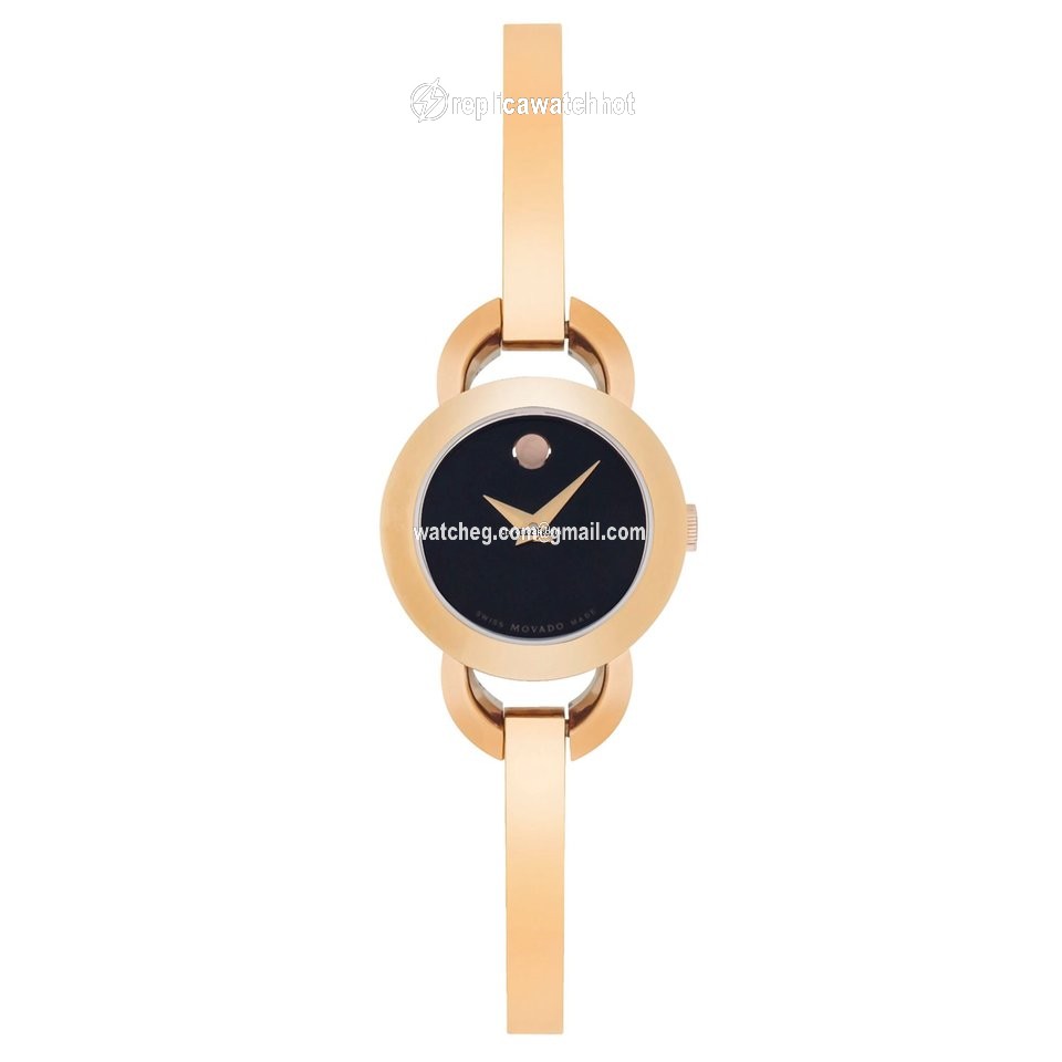 Movado Rondiro Womens watch Quartz Gold Steel 607065