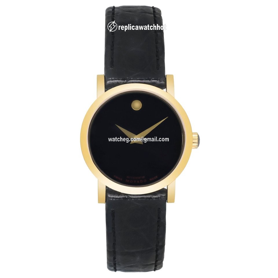 Movado Red Label Womens watch Automatic Gold Steel 607010