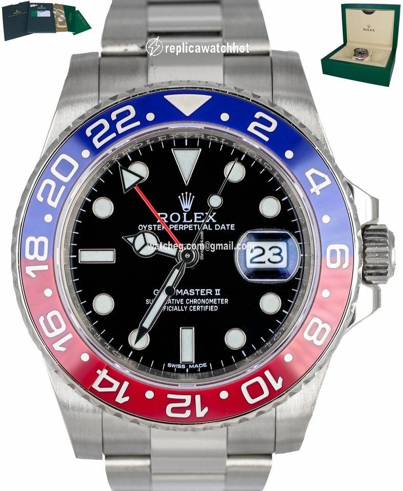 Rolex GMT-Master II Mens watch Unisex White gold Automatic 116719