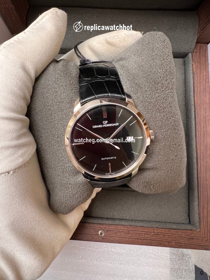Girard Perregaux 1966 Mens watch Unisex Automatic White gold 49525-53-631-BK6A