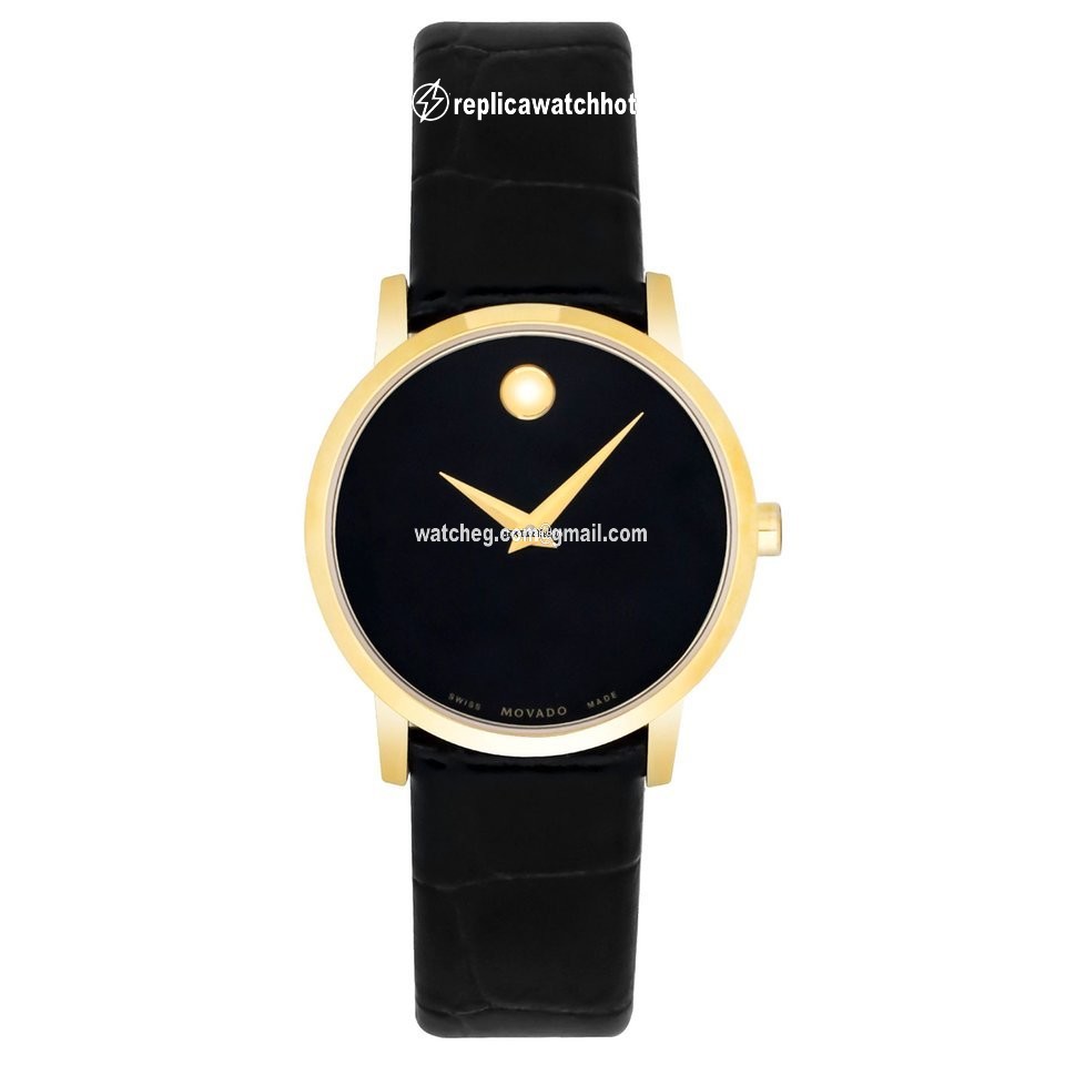Movado Museum Womens watch Quartz Gold Steel 607222