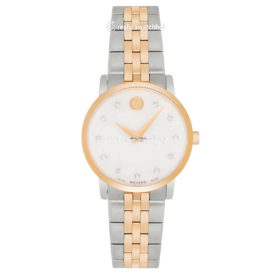 Movado Museum Womens watch Quartz Gold Steel 607209