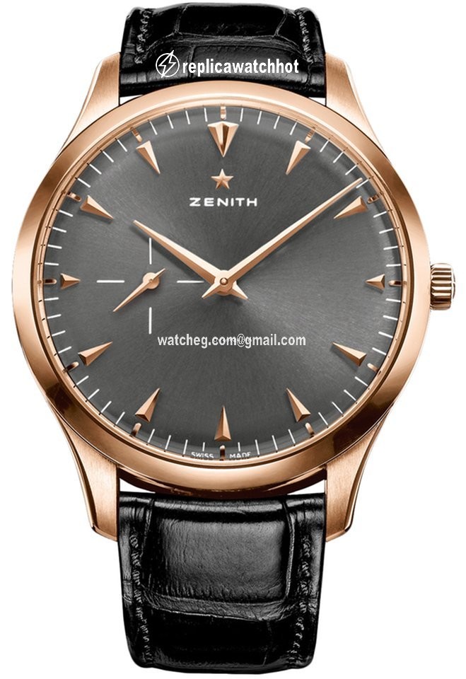 Zenith Elite Ultra Thin Mens watch Unisex Automatic Rose gold 18.2010.681 91