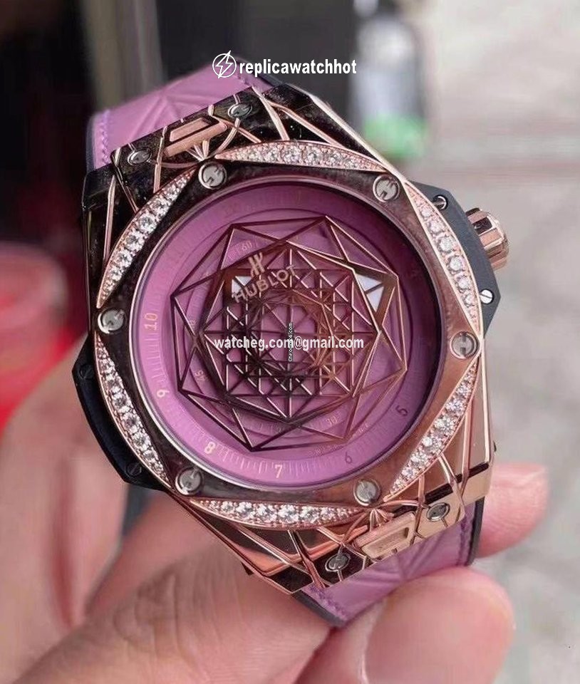 Hublot Big Bang Sang Bleu Mens watch Unisex Automatic Rose gold 465.OS.89P8.VR.1204.MXM20