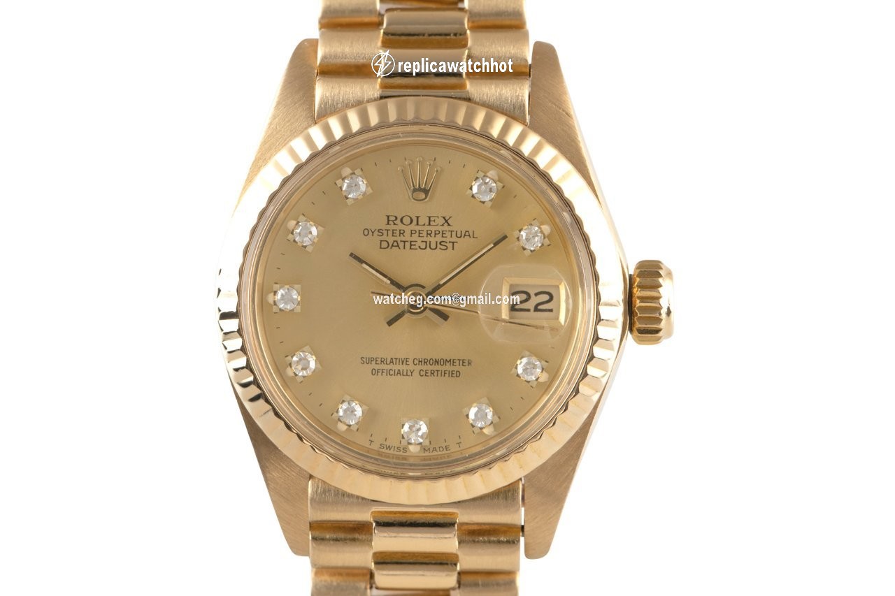 Rolex Lady-Datejust Womens watch Yellow gold Automatic 6917