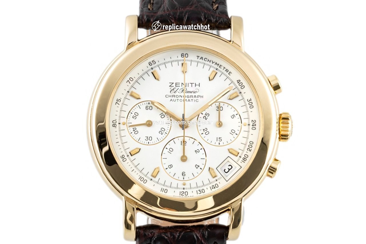 Zenith El Primero Chronograph Mens watch Unisex Automatic Yellow gold 06-0250-400