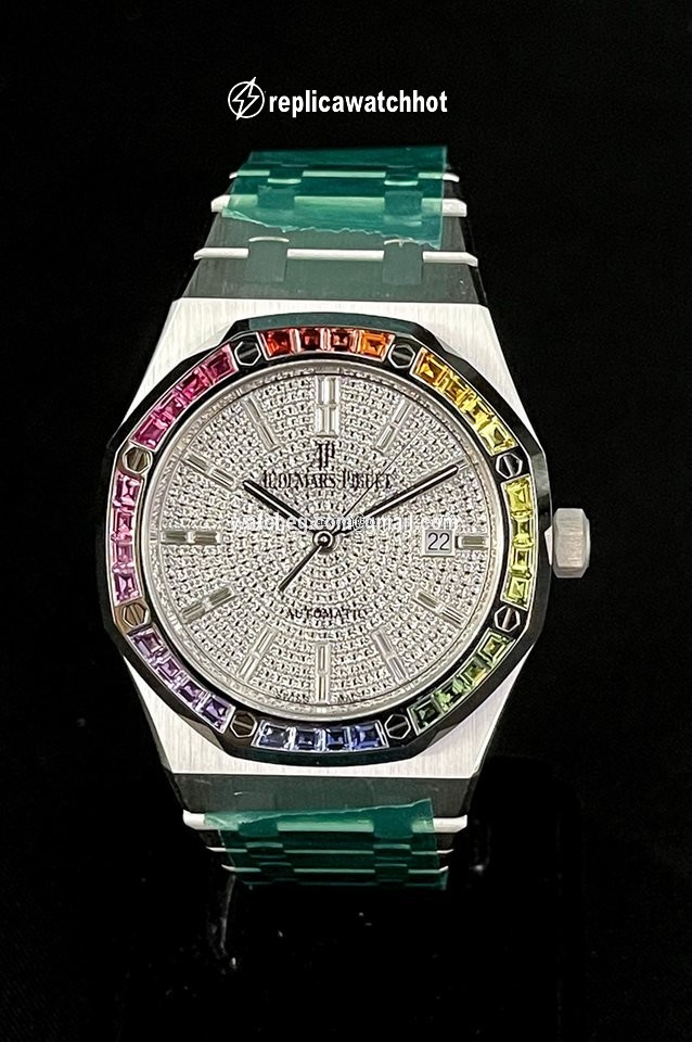 Audemars Piguet Royal Oak Mens watch Unisex Automatic White gold 15413BC.YY.1220BC.01