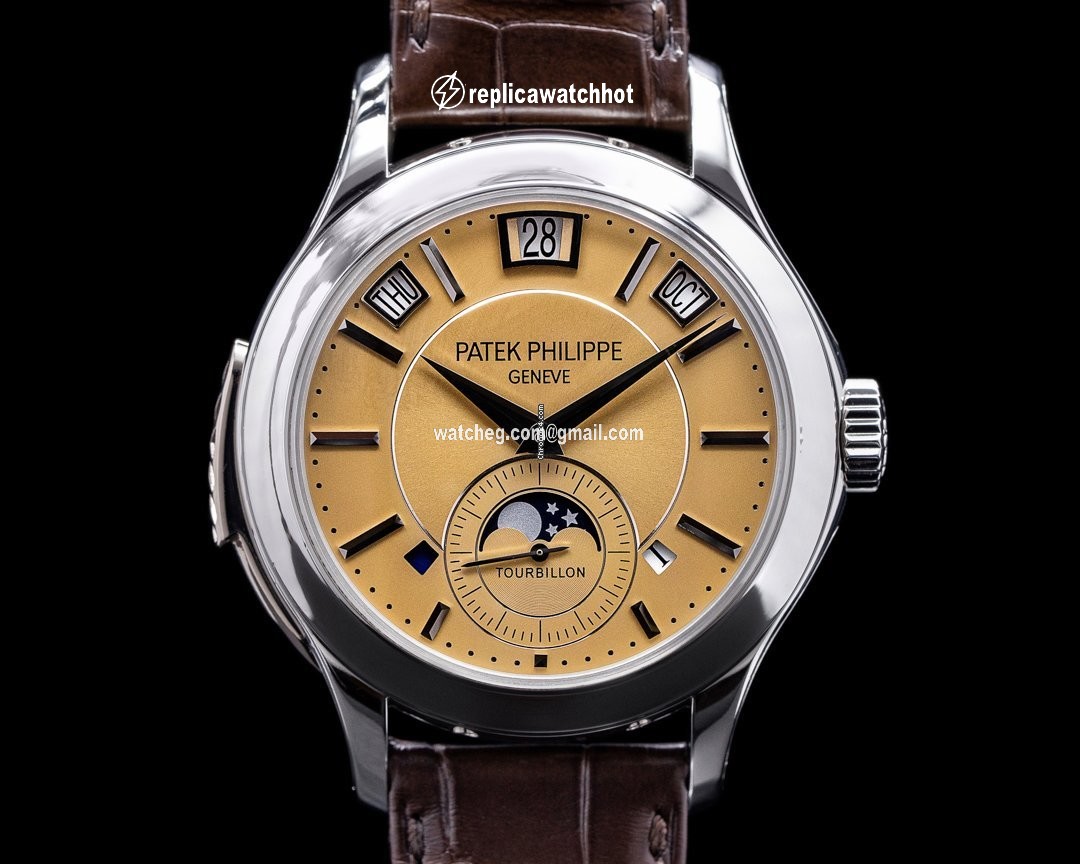 Patek Philippe Minute Repeater Perpetual Calendar Mens watch Unisex Manual winding Platinum 5207P-001