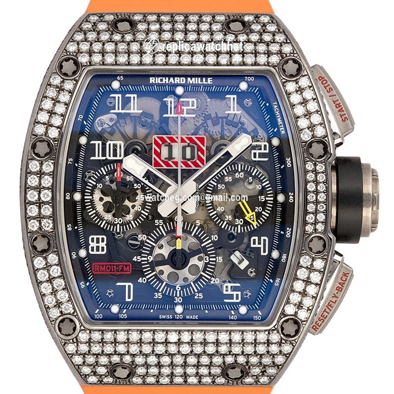 Richard Mille RM 011 Mens watch Unisex Automatic White gold RM 11
