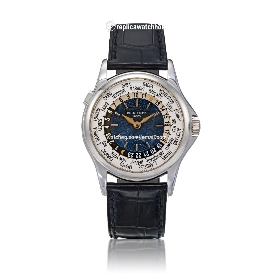 Patek Philippe World Time Mens watch Unisex Automatic Platinum 5110