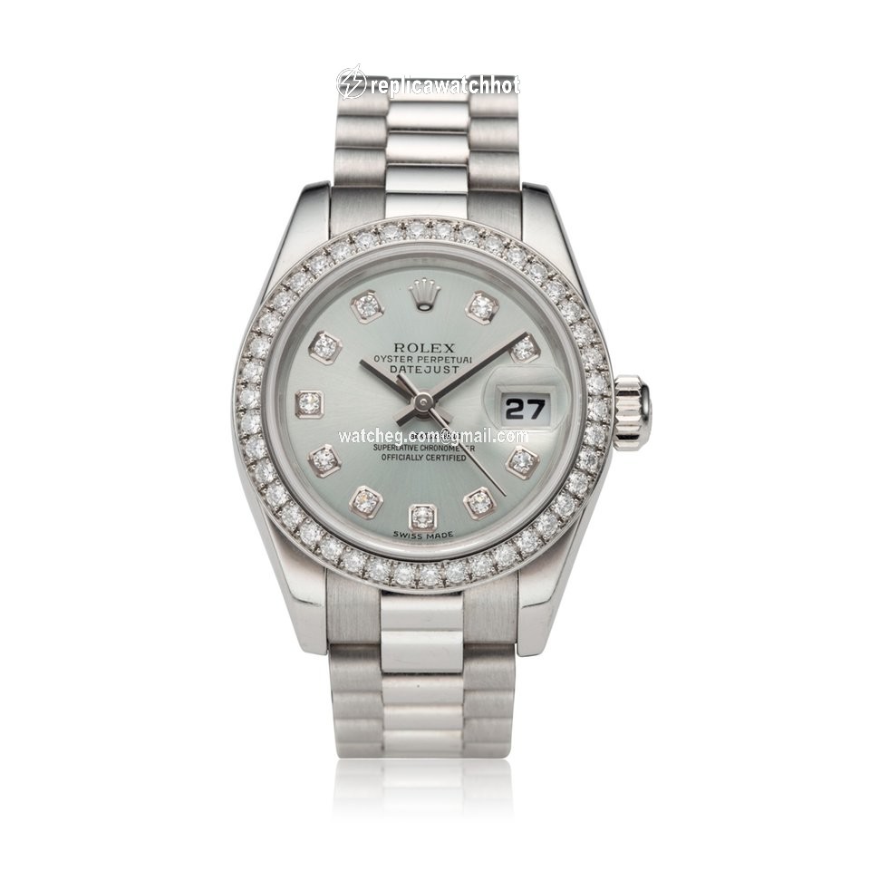 Rolex Lady-Datejust Mens watch Unisex Platinum Automatic 179136