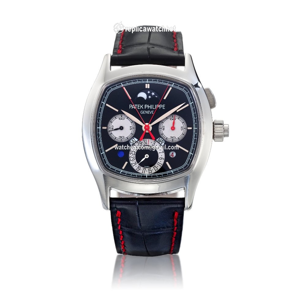 Patek Philippe Perpetual Calendar Chronograph Mens watch Unisex Manual winding Platinum 5951P