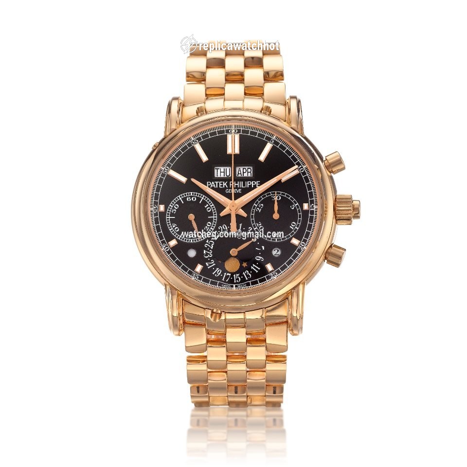 Patek Philippe Perpetual Calendar Chronograph Mens watch Unisex Rose gold 5204 1R