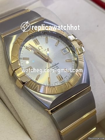 Omega Constellation Double Eagle Gold Steel 12113000