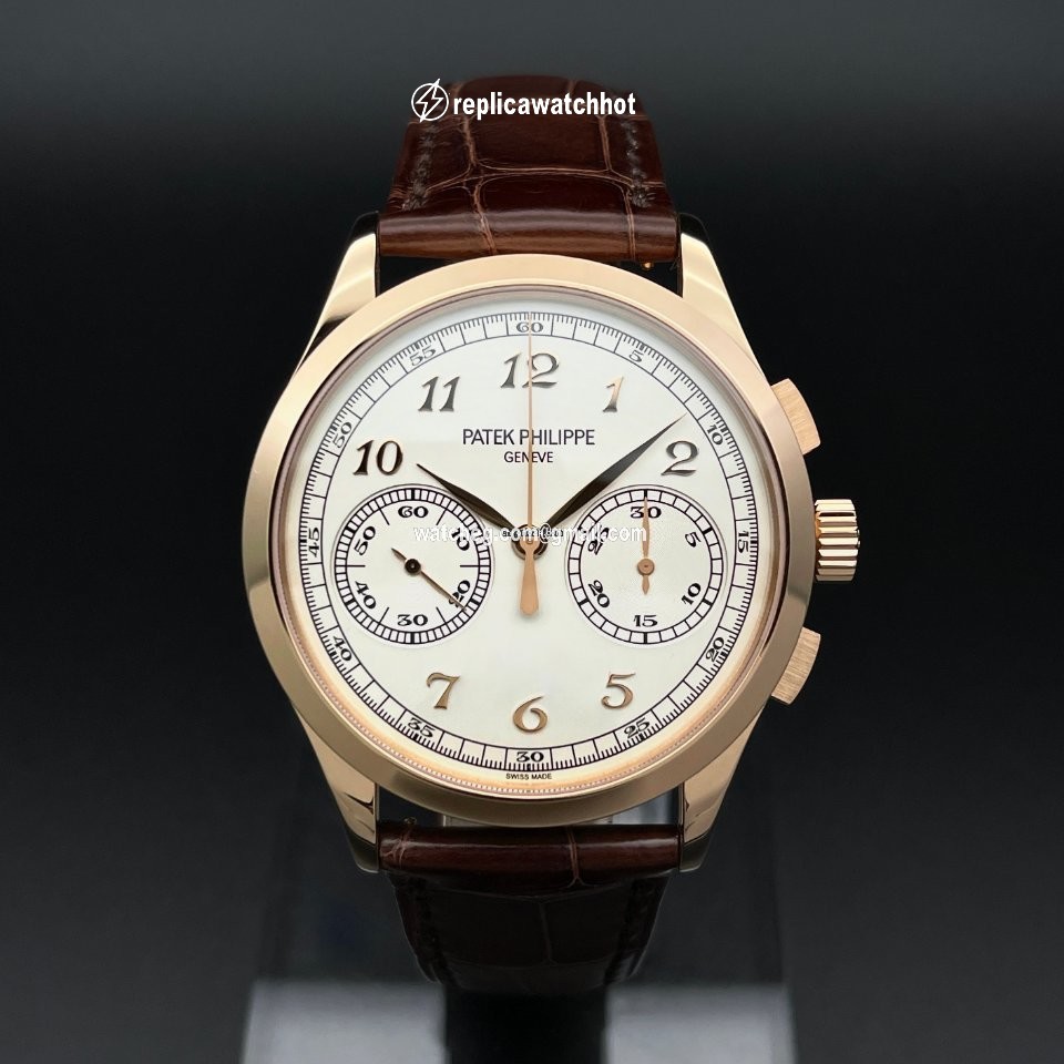 Patek Philippe Chronograph Mens watch Unisex Manual winding Rose gold 5170R-001