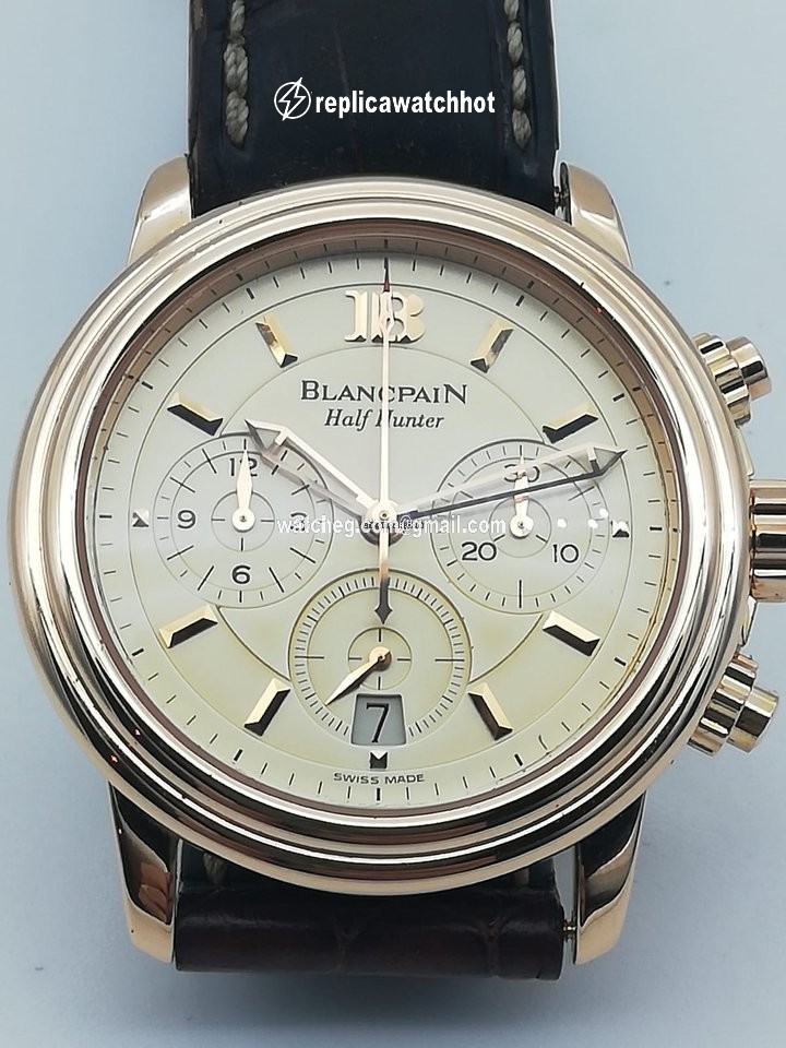 Blancpain Mens watch Unisex Automatic Rose gold 3100-1542-53B