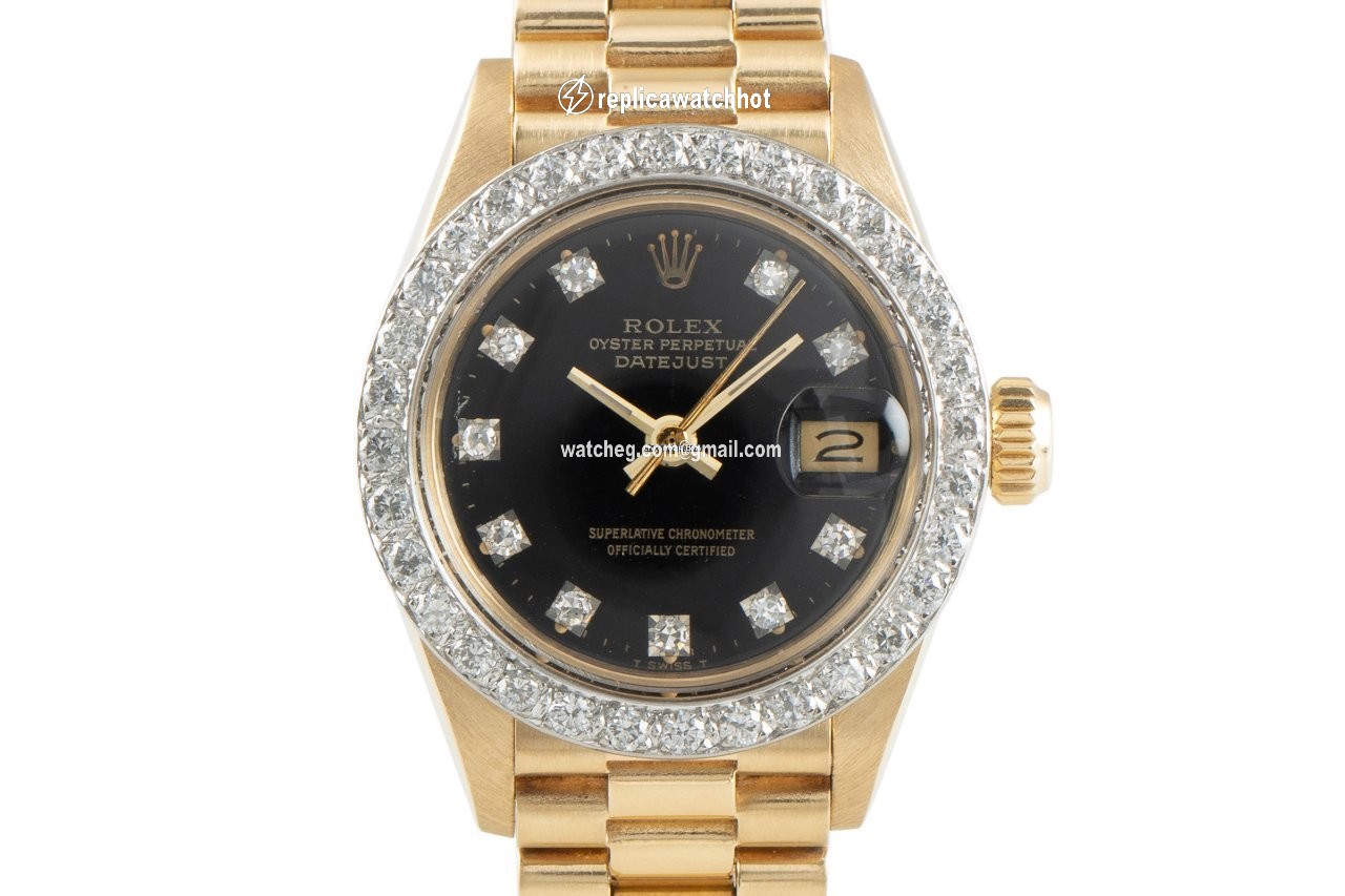 Rolex Lady-Datejust Womens watch Yellow gold Automatic 6913