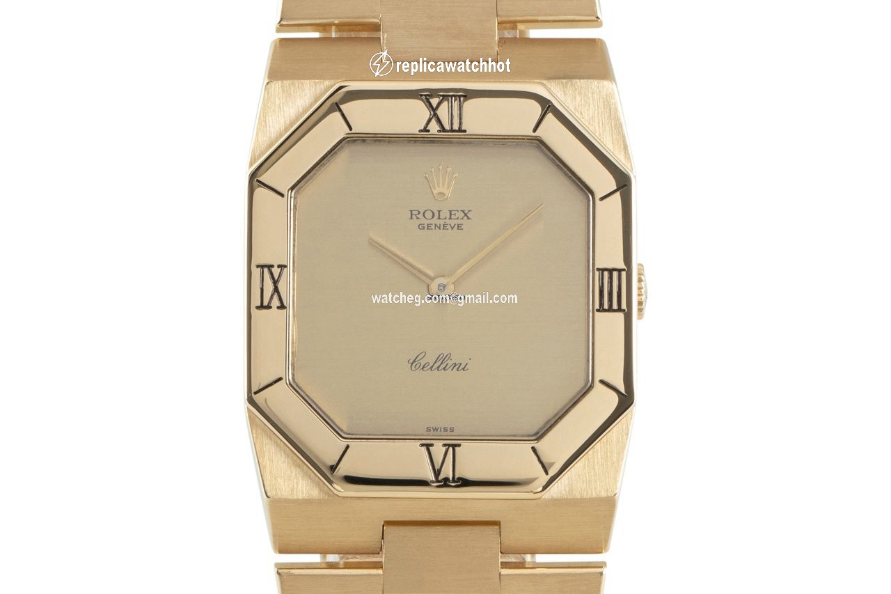 Rolex Cellini Mens watch Unisex Yellow gold Manual winding 4350