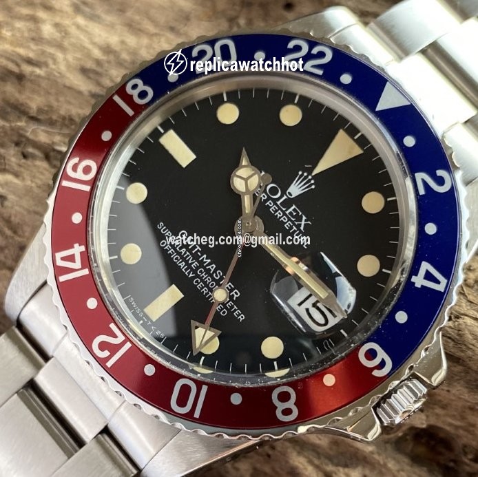 Rolex GMT-Master Mens watch Unisex Steel Automatic 16750