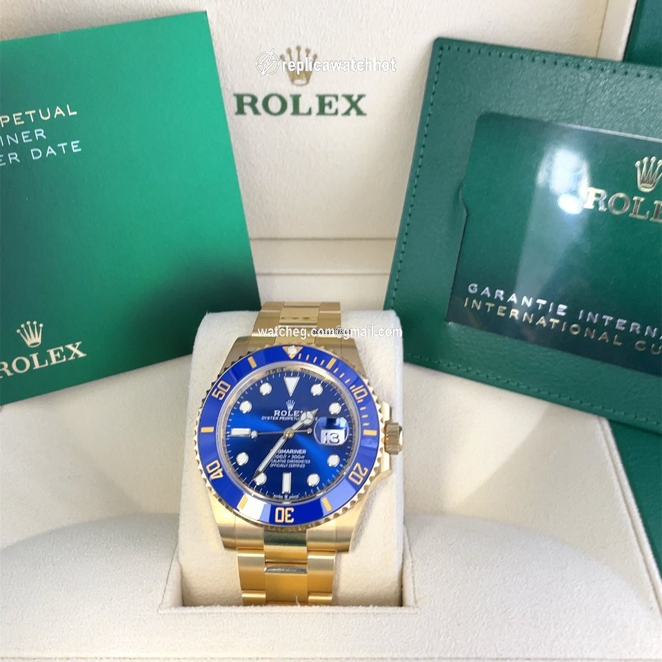 Rolex Submariner Date Mens watch Unisex Yellow gold Automatic 126618LB-0002