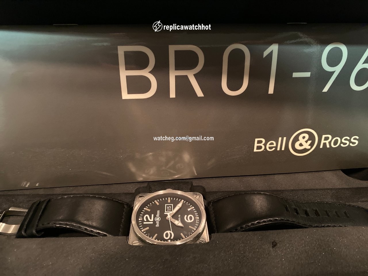 Bell & Ross BR 01-96 Grande Date Mens watch Unisex Automatic Steel BR01-96