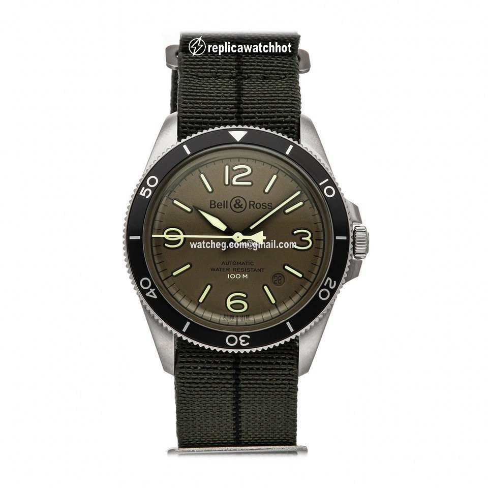 Bell & Ross BR V2 Mens watch Unisex Automatic Steel BRV292-MKA-ST SF