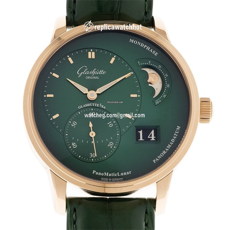 Glashtte Original PanoMaticLunar Mens watch Unisex Automatic Red gold 1-90-02-23-35-30