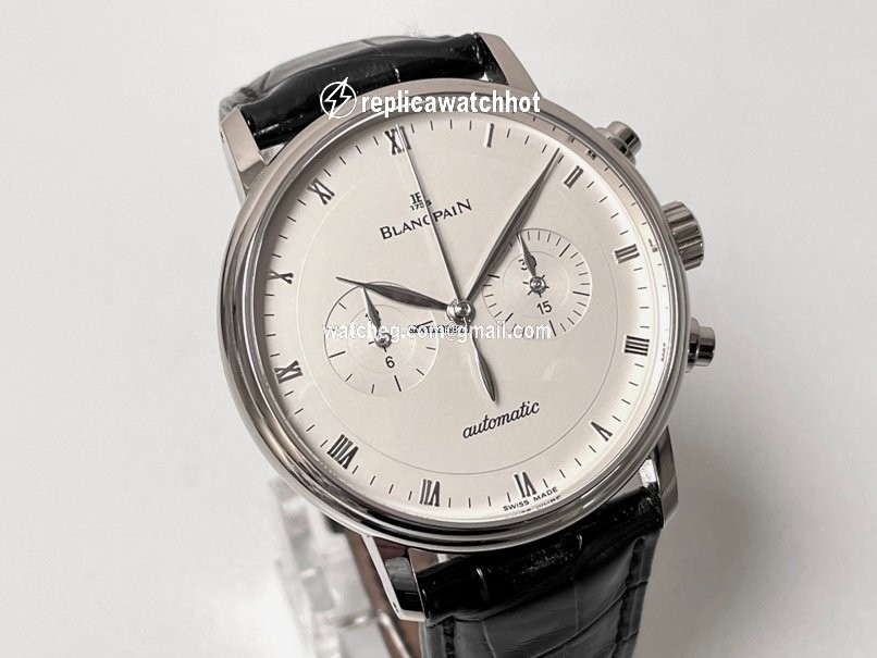 Blancpain Villeret Mens watch Unisex Automatic White gold 4082-1542-55