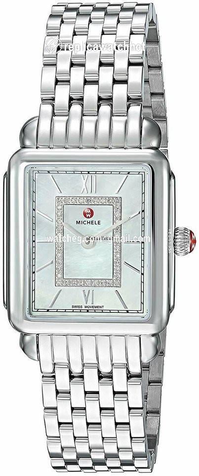 Michele Deco Quartz Steel MWW06I000026