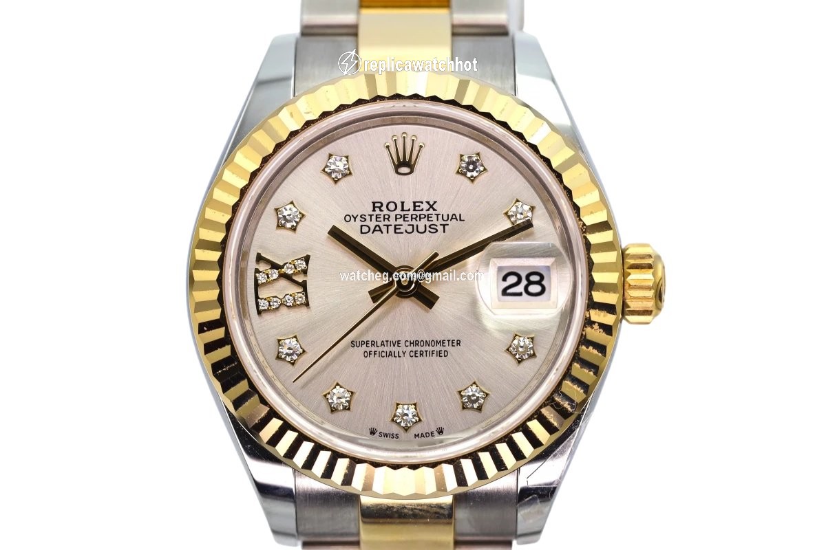 Rolex Lady-Datejust Womens watch Gold Steel Automatic 279173