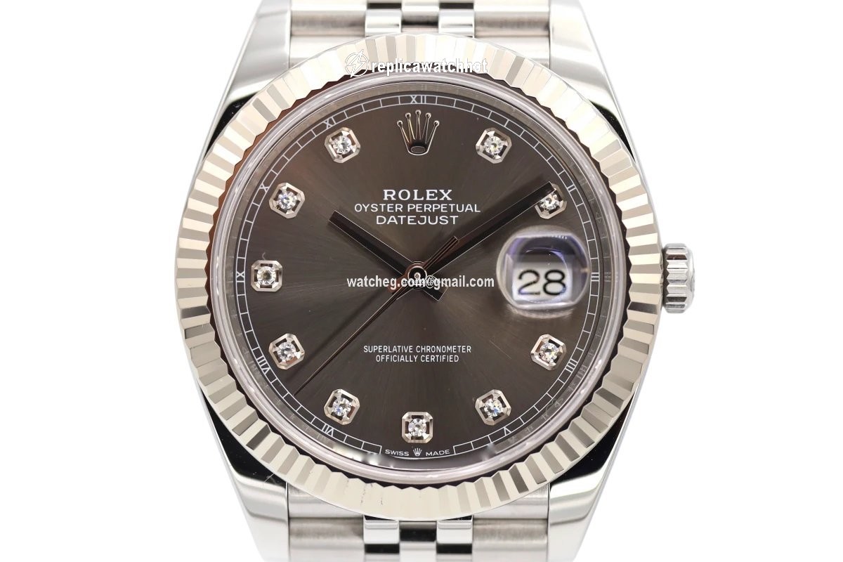 Rolex Datejust 41 Mens watch Unisex Gold Steel Automatic 126334