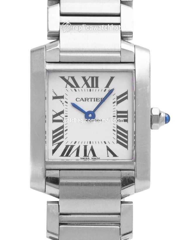 Cartier Tank Francaise Mens watch Unisex Quartz Steel W51008Q3 2384
