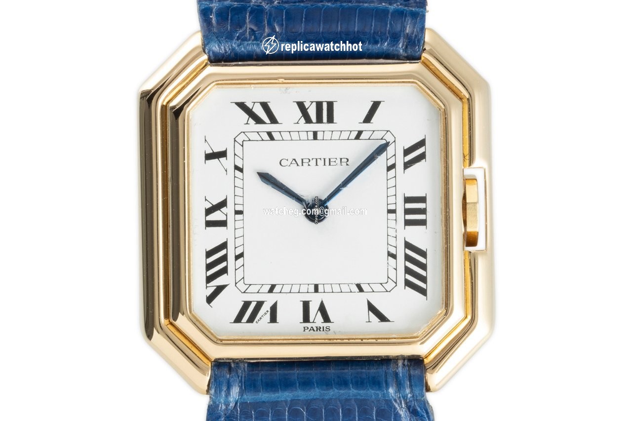 Cartier Womens watch Manual winding Yellow gold 7809