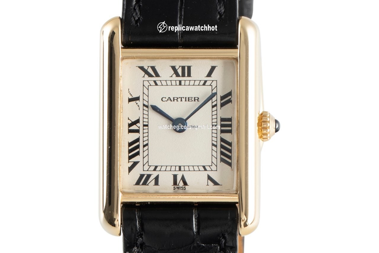 Cartier Tank Womens watch Quartz Yellow gold 8660