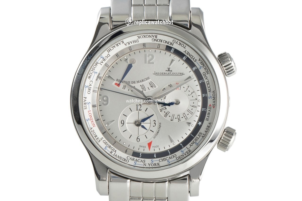 Jaeger-LeCoultre Master World Geographic Mens watch Unisex Automatic Steel 146.8.32.S
