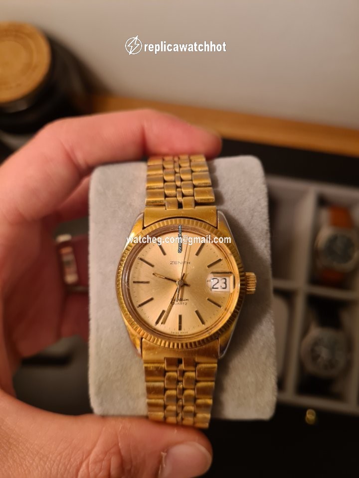 Zenith Captain Mens watch Unisex Quartz Steel 270980989489